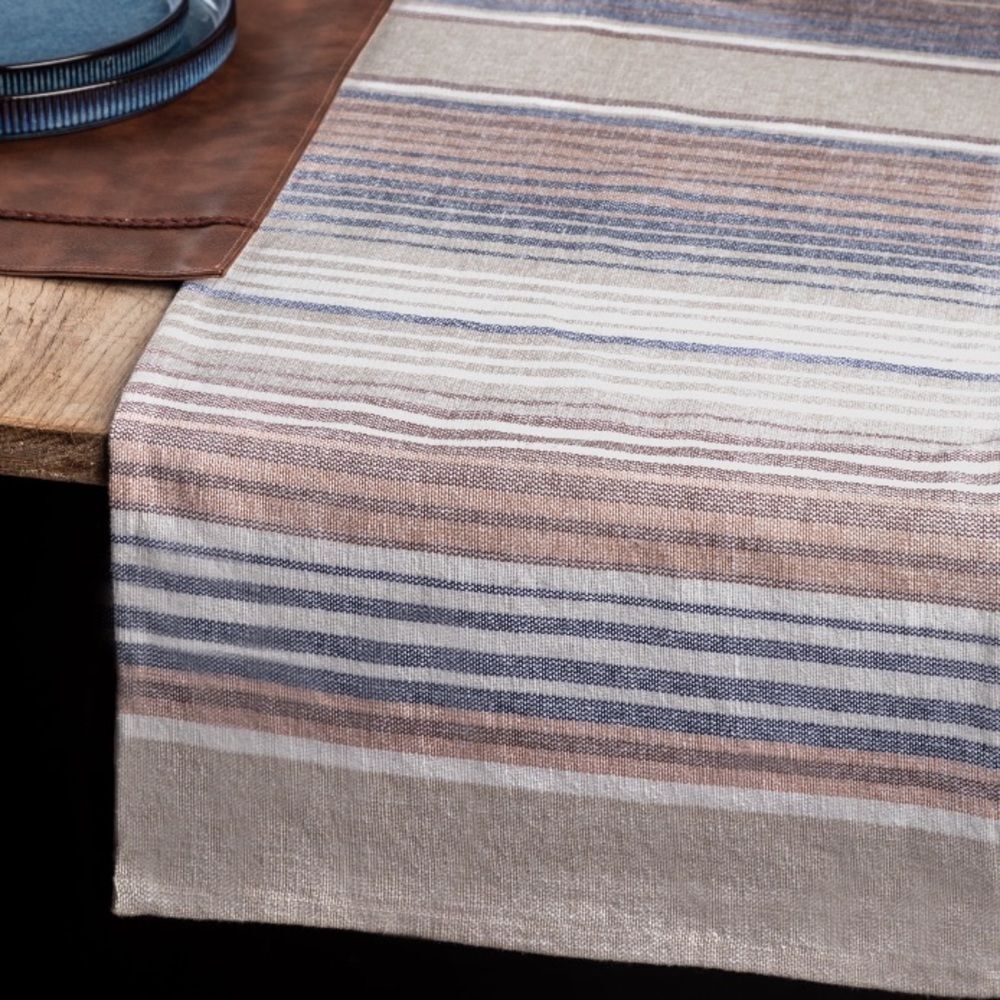 Yellowstone Rustic Striped Cotton Table Runner